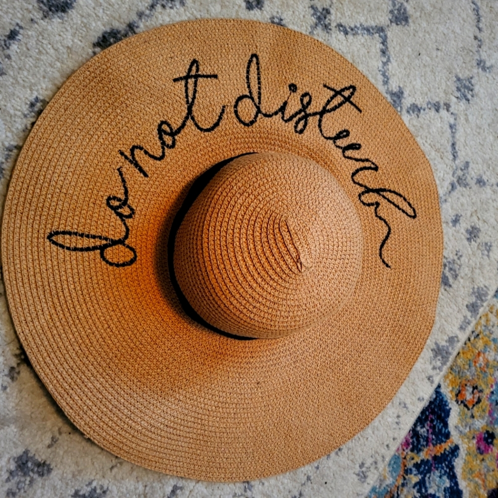 "Do Not Disturb" Vacation Sun Hat